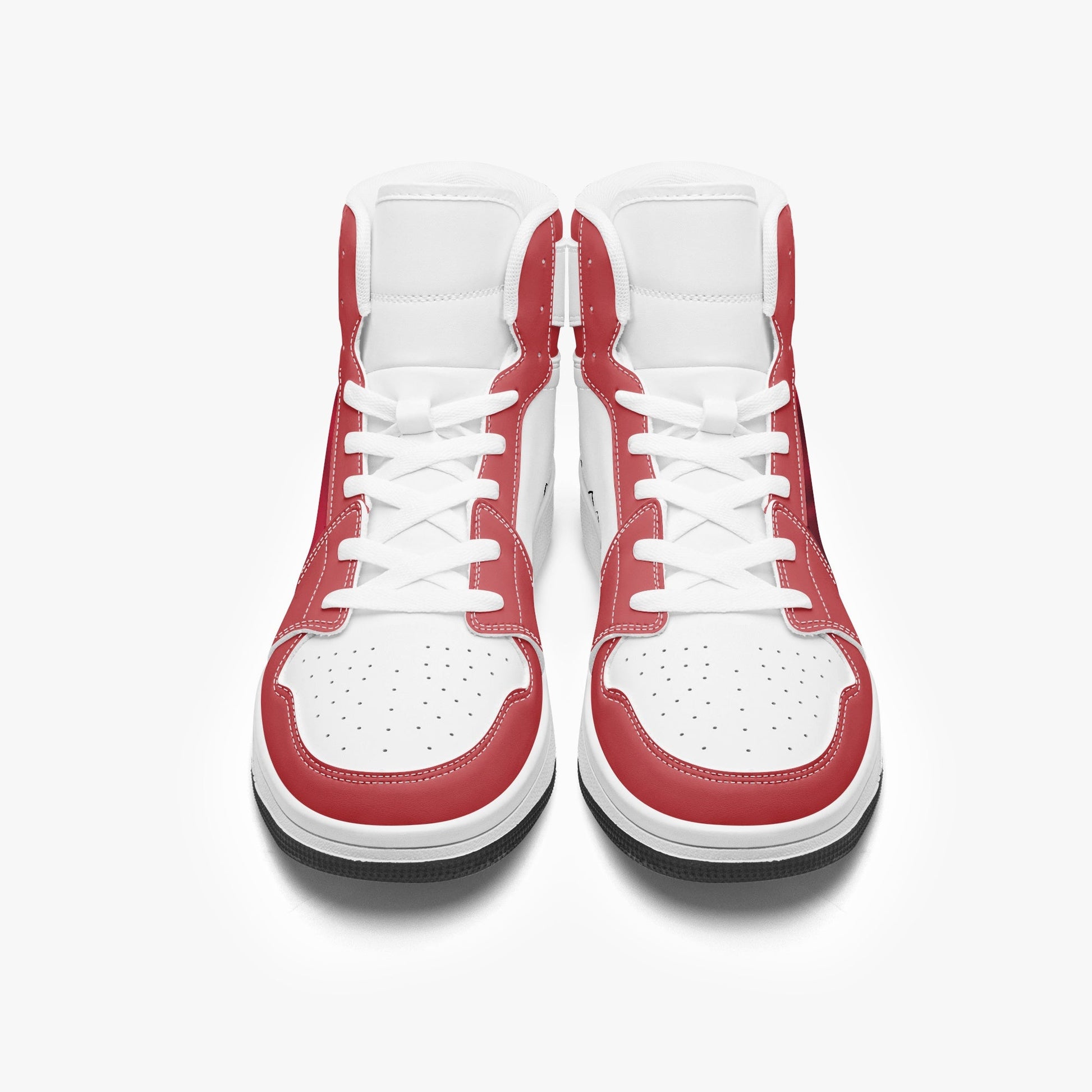 AJ1 High-Top Leather Sneakers