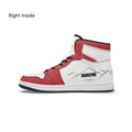 AJ1 High-Top Leather Sneakers
