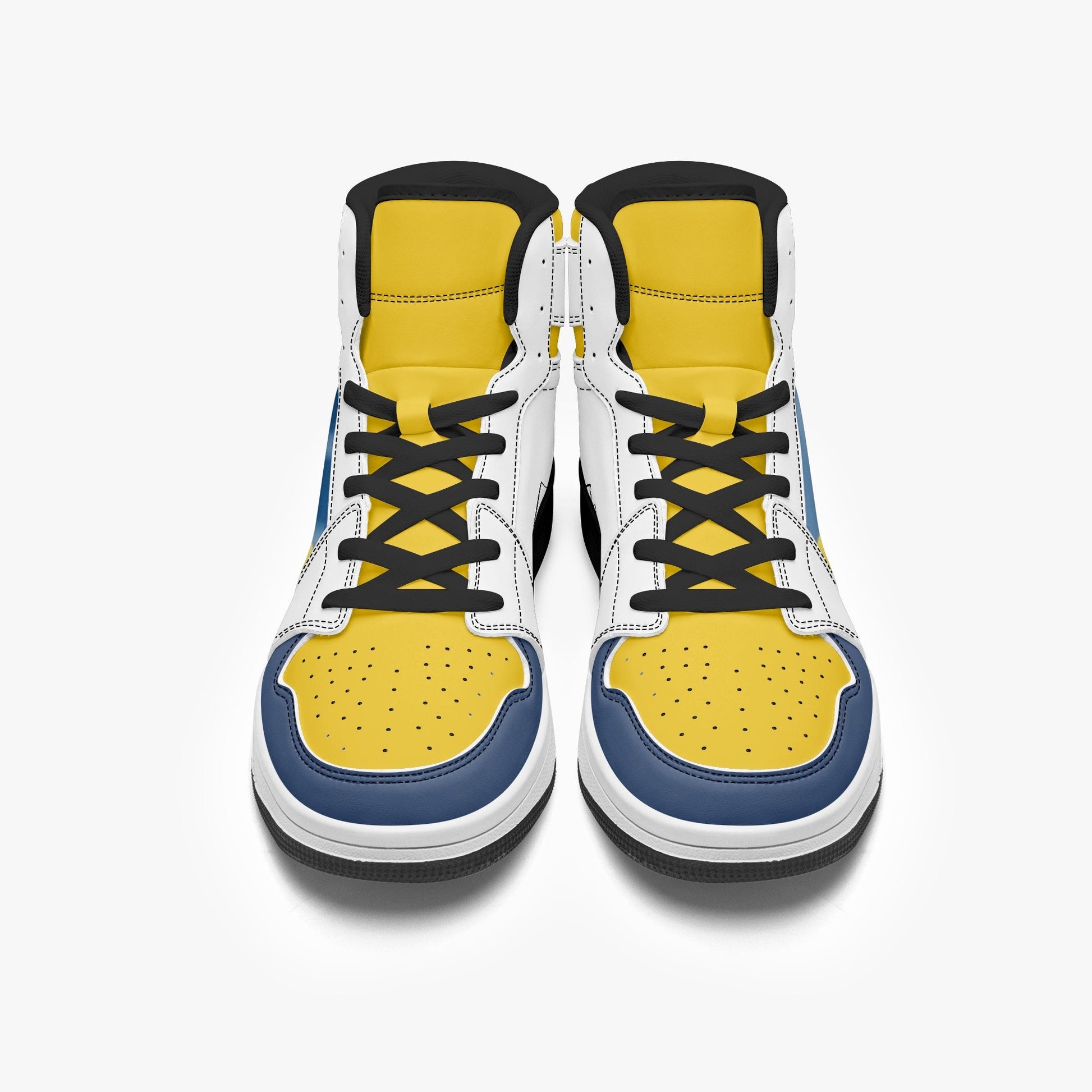 AJ1 High-Top Leather Sneakers