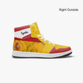 AJ1 High-Top Leather Sneakers