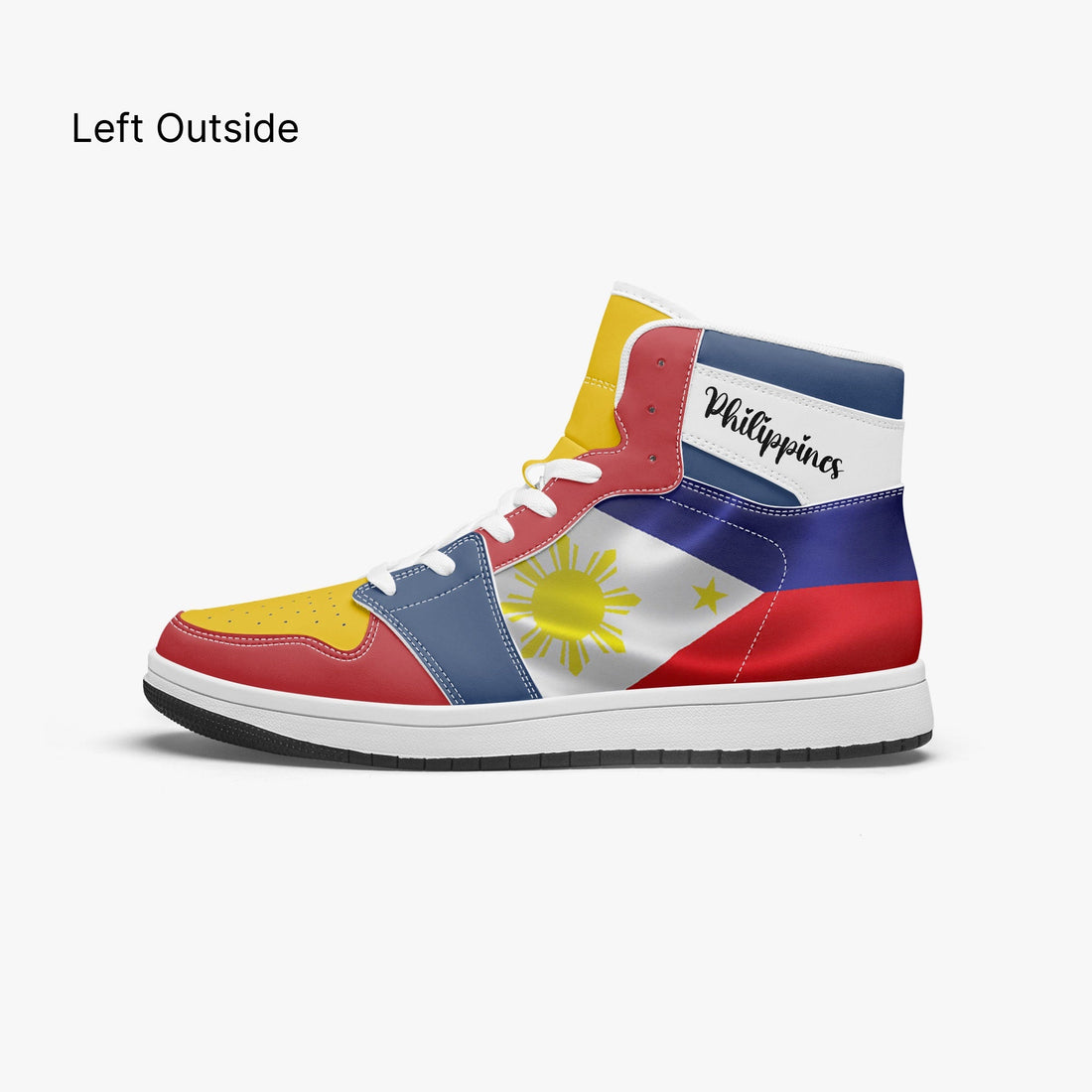 AJ1 High-Top Leather Sneakers