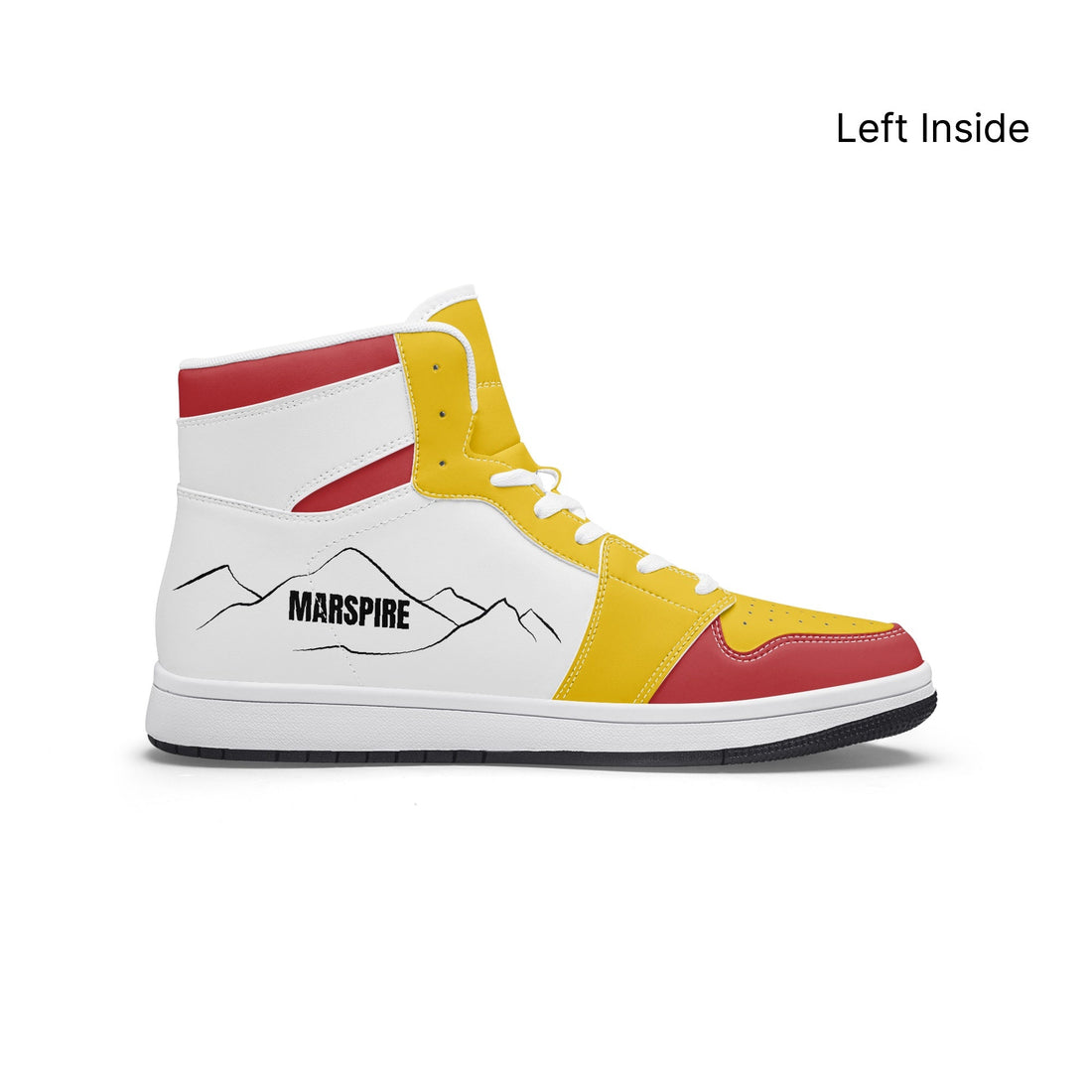 AJ1 High-Top Leather Sneakers