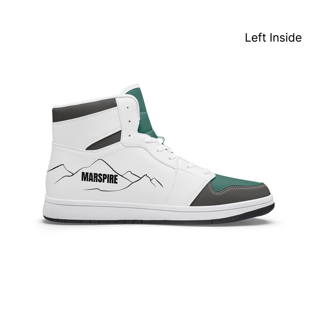 AJ1 High-Top Leather Sneakers