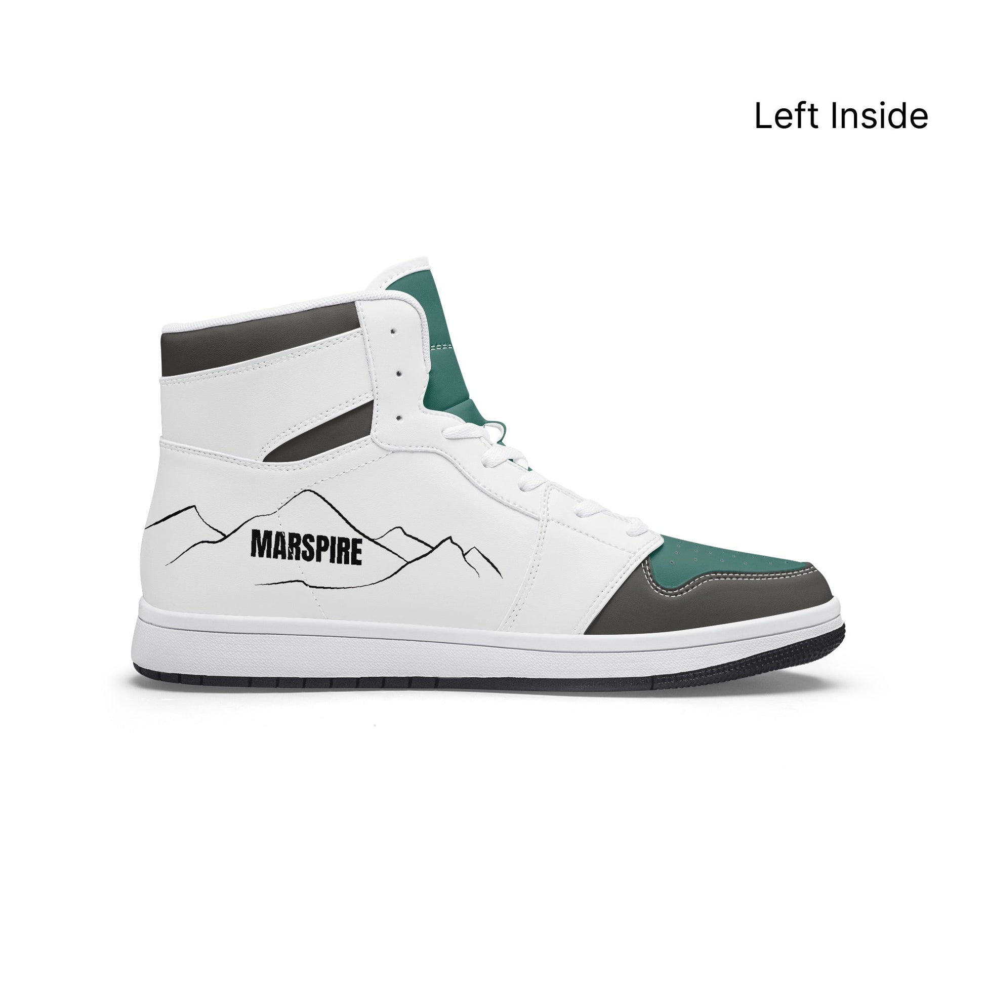 AJ1 High-Top Leather Sneakers
