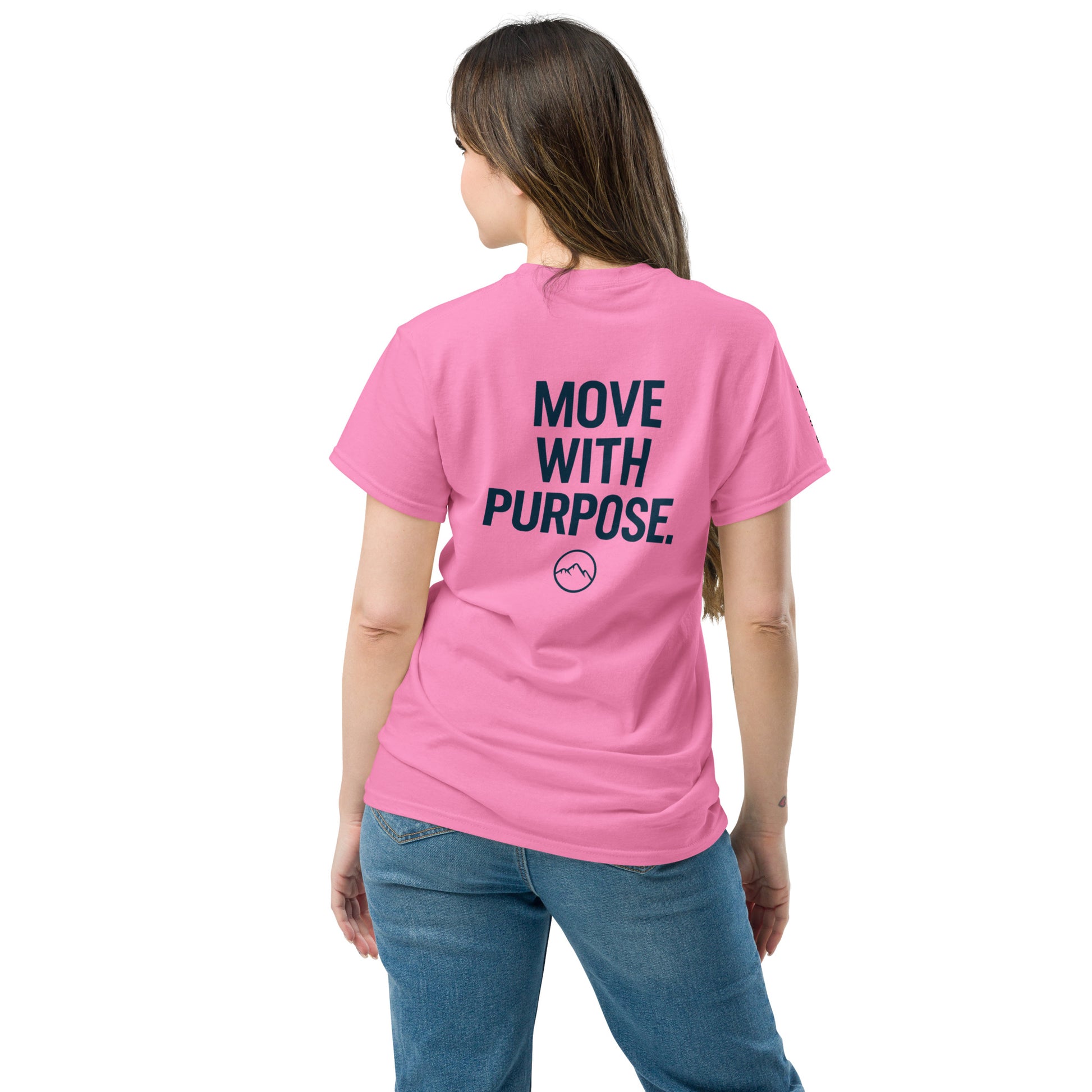 back view of azalea classic tee