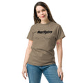 front view of brown savana classic tee