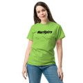 front view of lime classic tee