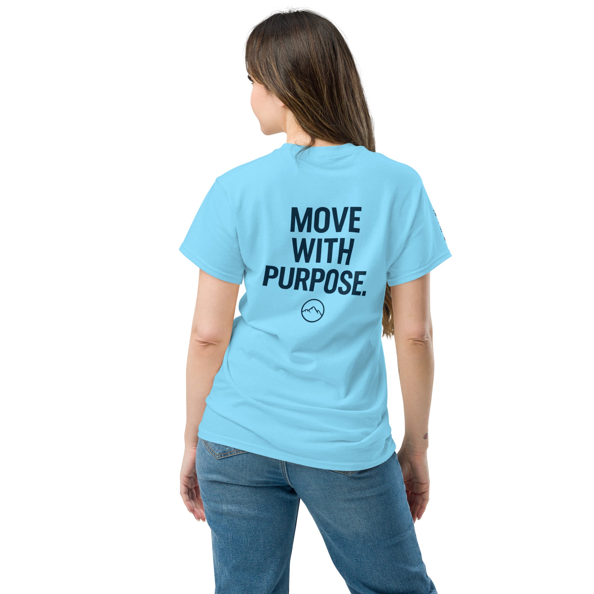 back view of sky classic tee