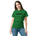 front view of turf green classic tee