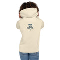 lightweight hoodie in bone colour - back