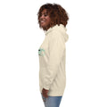 lightweight hoodie in bone colour - left