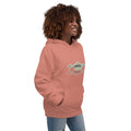 lightweight hoodie in dusty rose right view