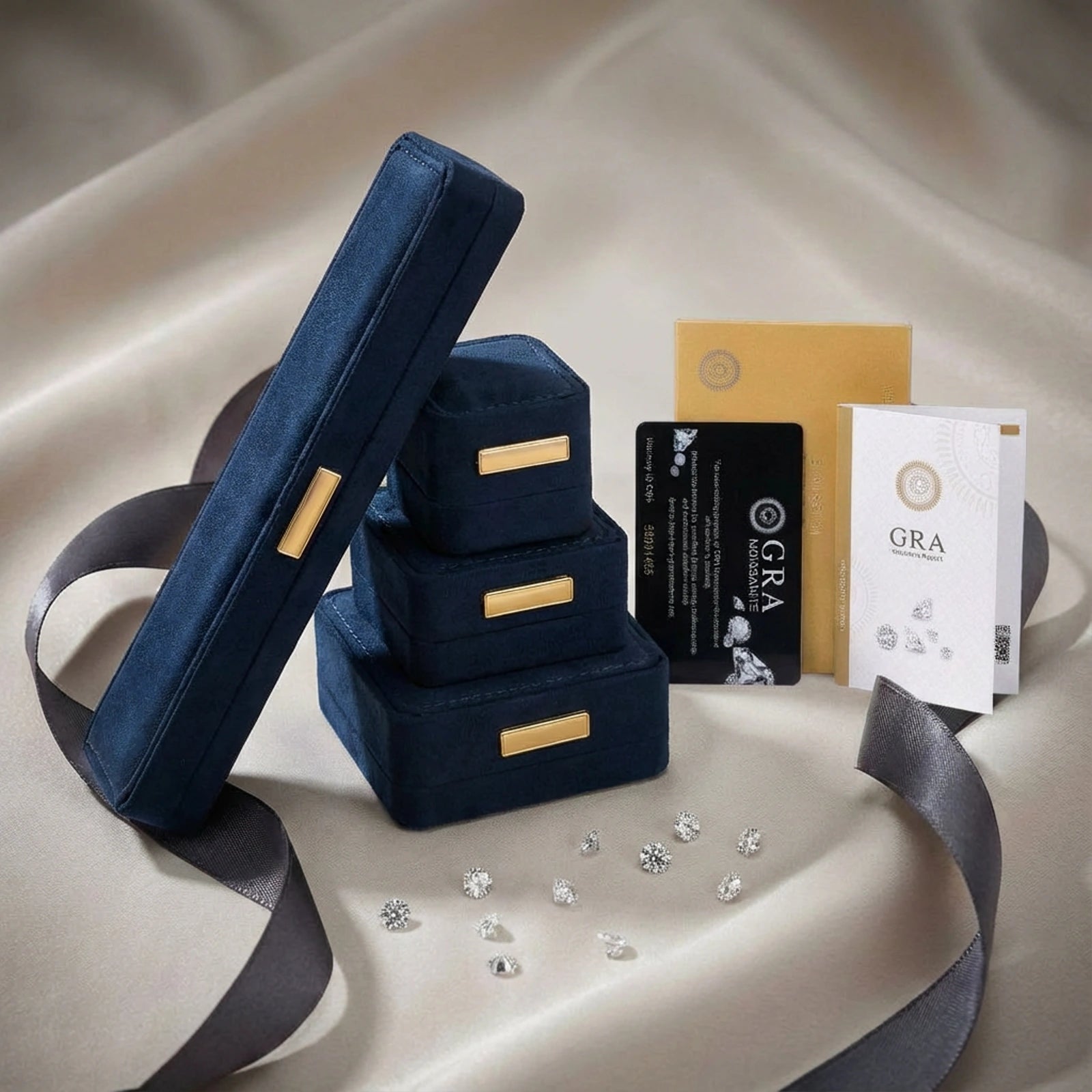 Sterling silver LOVE necklace with brilliant moissanite center stone and pavé details on neutral background.