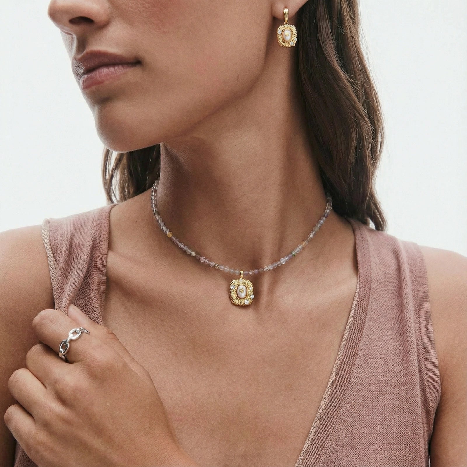 Barocke Träume Edelsteinkette