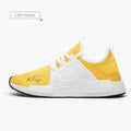 side view of athletic sneakers