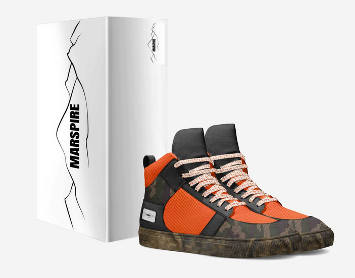 🔥 MARSPIRE “EMBER CAMO” HIGH-TOPS – LIMITED EDITION