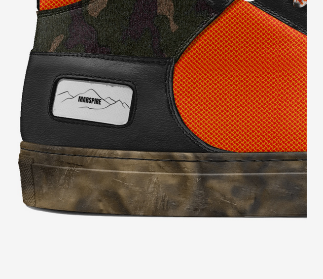 🔥 MARSPIRE “EMBER CAMO” HIGH-TOPS – LIMITED EDITION