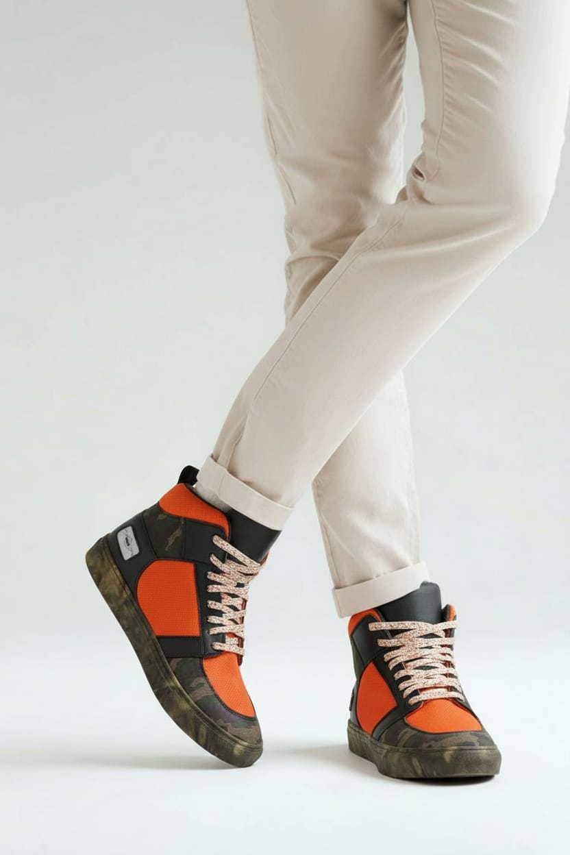 🔥 MARSPIRE “EMBER CAMO” HIGH-TOPS – LIMITED EDITION