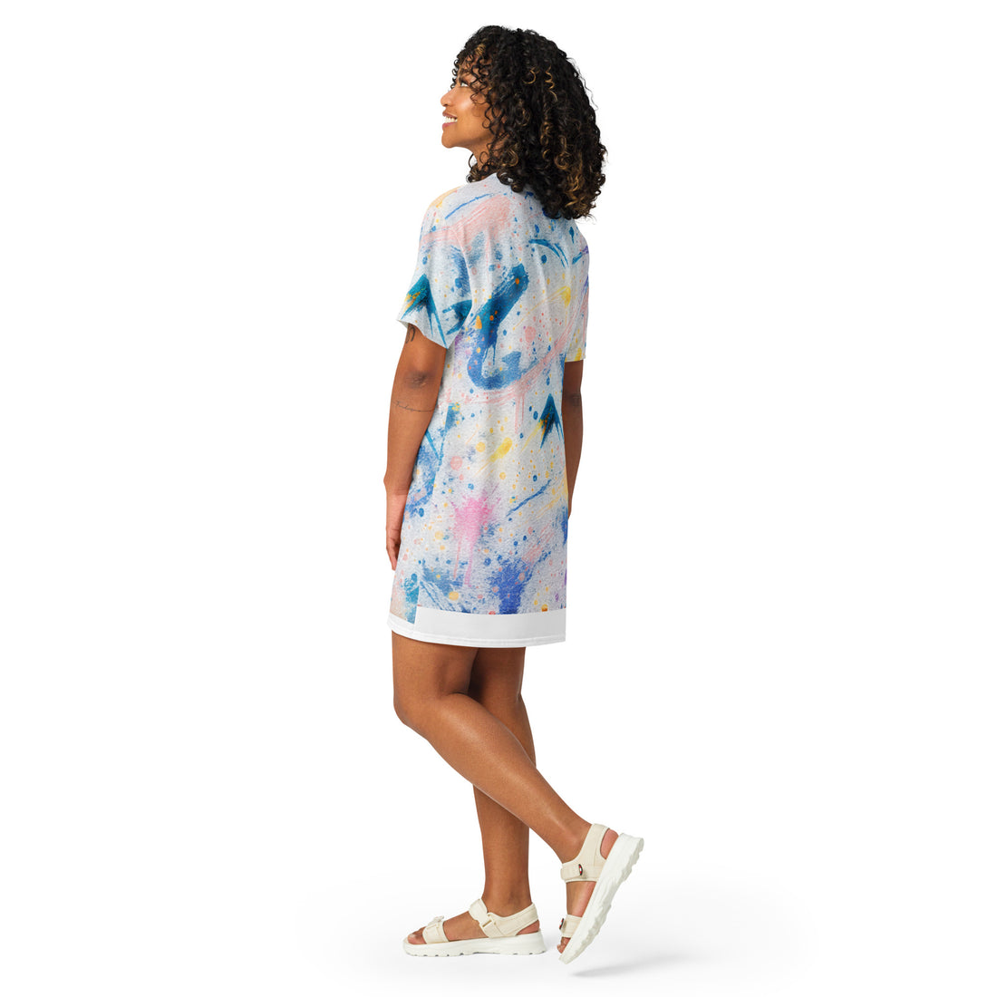 back view of tee shirt dresses