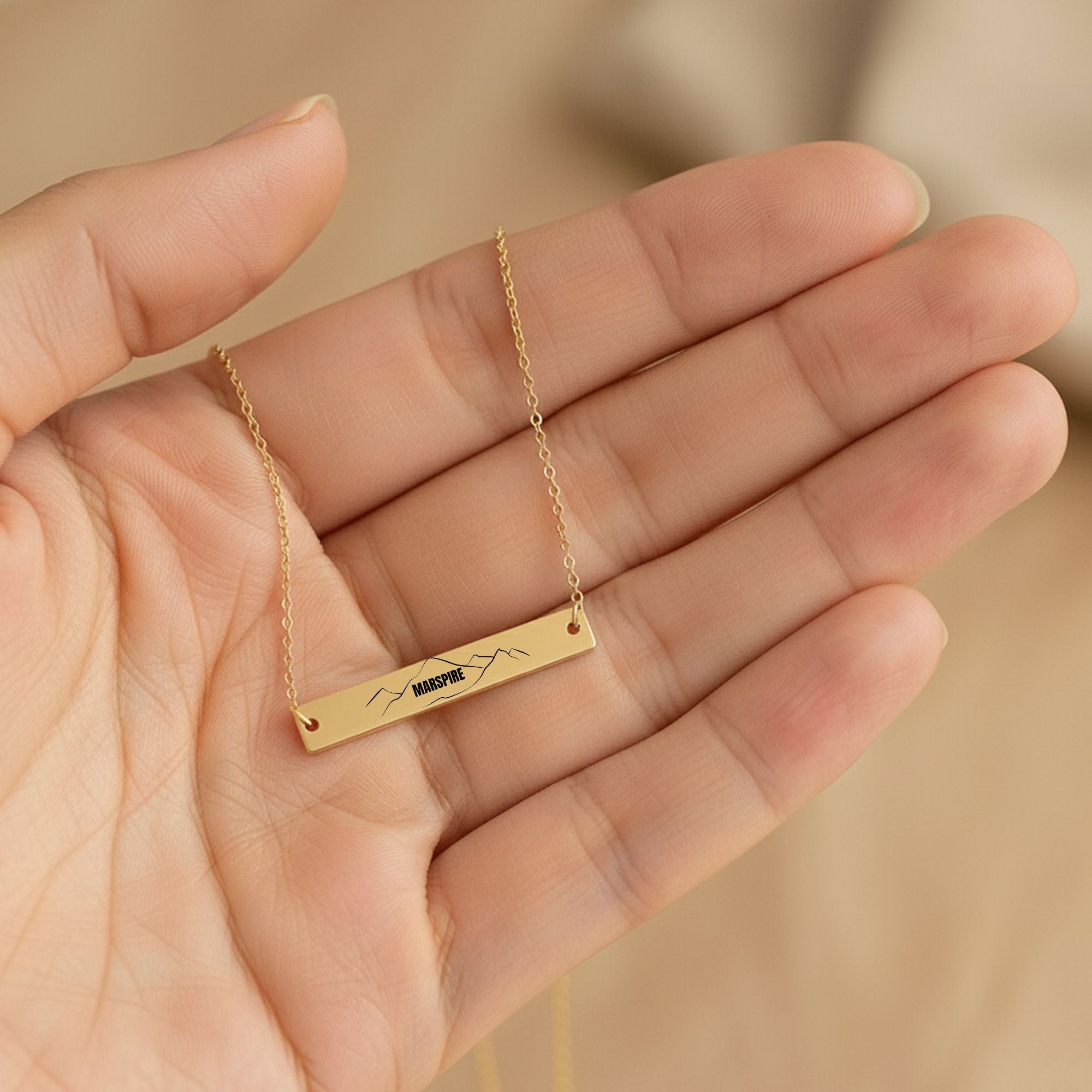 Horizontal Bar Necklace