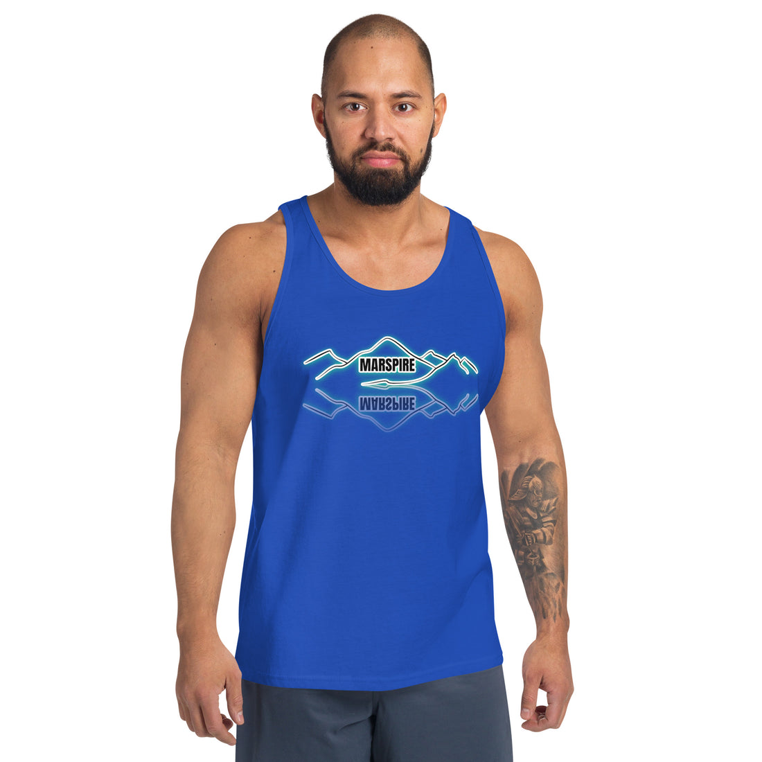 men's tank top - blue colour