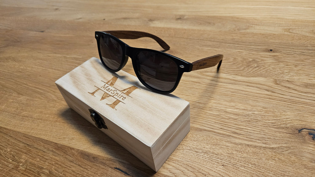 496. Personalisierte Holzsonnenbrille